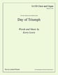 Day of Triumph (organ only) SATB choral sheet music cover